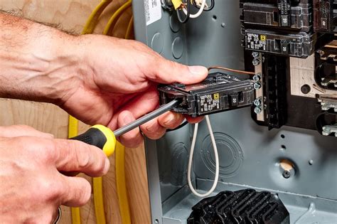 how to change an electrical breaker box|replacing a breaker box.